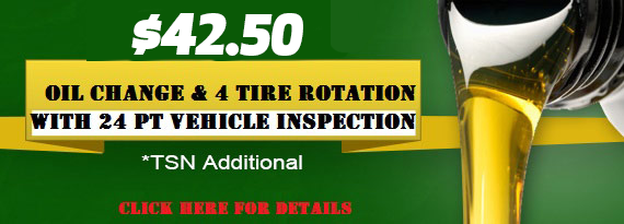 Oil Change Tire Rotation & Inspection