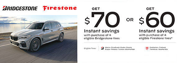 Bridgestone Firestone Instant Savings