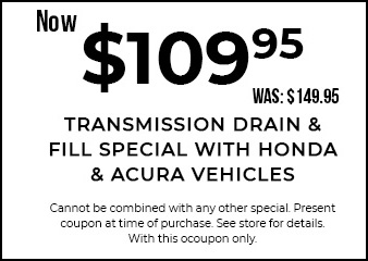 Transmission Drain and Fill Special - 4 Cylinder