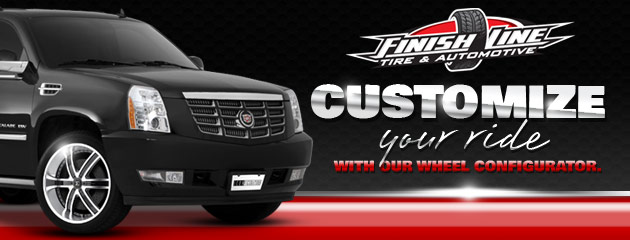 Customize Your Ride at Finish Line Tire