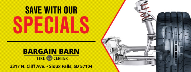 Tires and Auto Repair Sioux Falls, SD Bargain Barn Tire Center