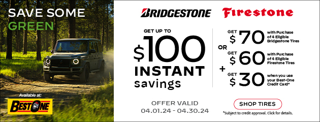 Bridgestone Firestone Instant Rebate
