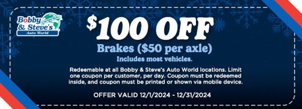 $100 Off Brake Repair