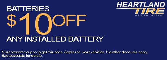 $10 Off Battery & Installation