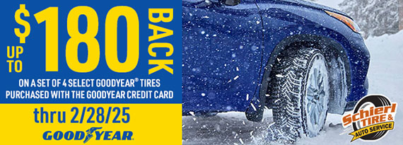 Goodyear Up To $180 Back