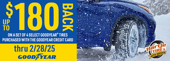 Goodyear Up To $180 Back