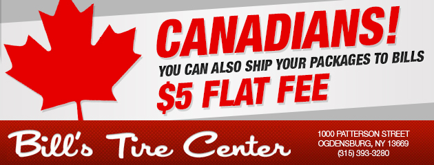 Canadians $5 Flat Fee!