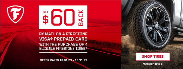 Firestone $60 Reward