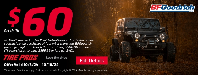 Tire Pros BFGoodrich Fall Promotion