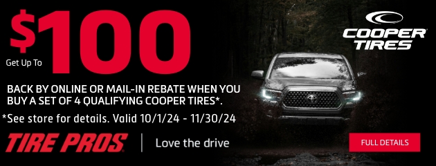 Tire Pros Cooper Fall Rebate