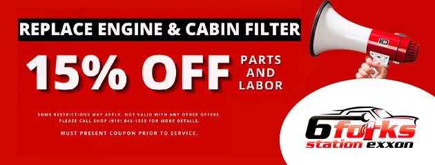 Replace Engine & Cabin Filter