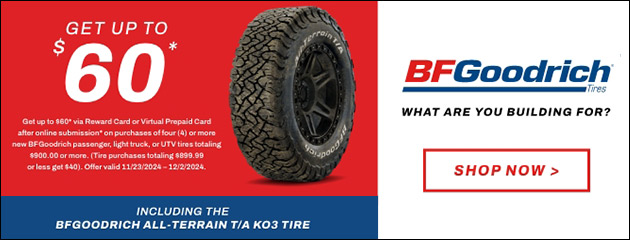 BFGoodrich Black Friday Promotion