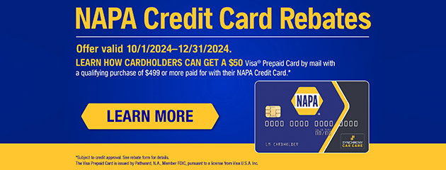 NAPA Card Promotion