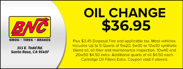 Oil Change Special