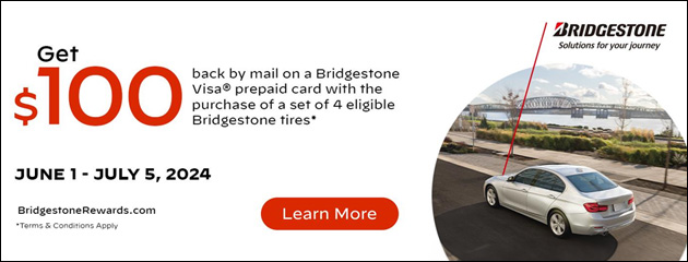 Bridgestone $100 Reward