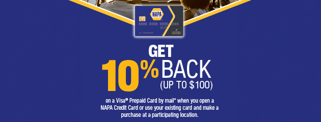 NAPA  10% Back Rebate