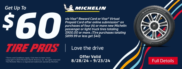 Tire Pros Michelin Fall Promotion