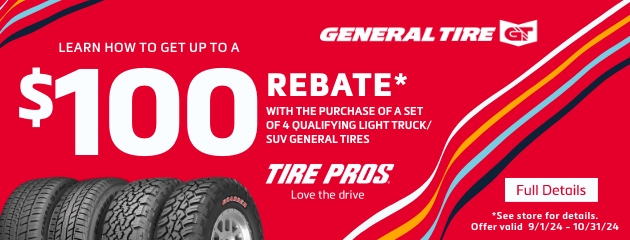 Tire Pros General Tire Rebate