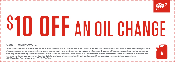 10 Off Any Oil Change