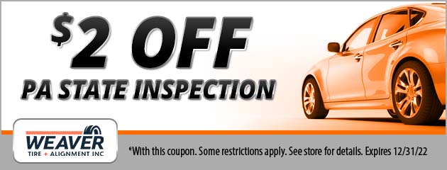 $2 Off PA State Inspection