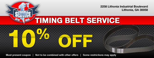 10 Percent OFF Timing Belt Service
