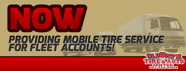 Now Providing Mobile Tire Service to Fleet Accounts