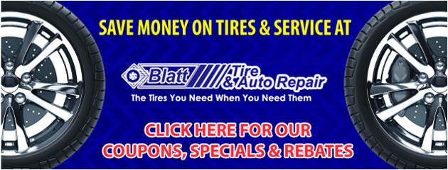 Blatt Tire and Auto Repair Savings