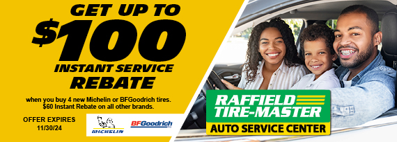 Instant Michelin Tire Rebate