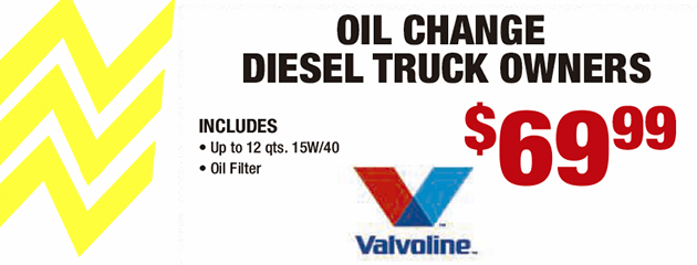 Oil Change Diesel Truck Owners