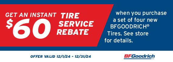 Instant Rebates on BFG Tires