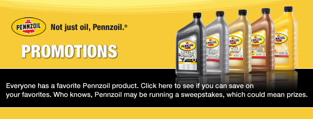 Pennzoil Promotions