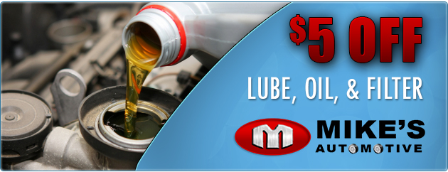 $5 Off Oil Lube and Filter