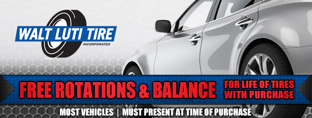 Free Rotation and Balance with Tire Purchase