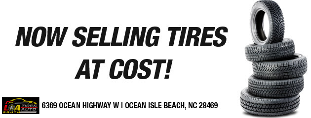 Now Selling Tires At Cost