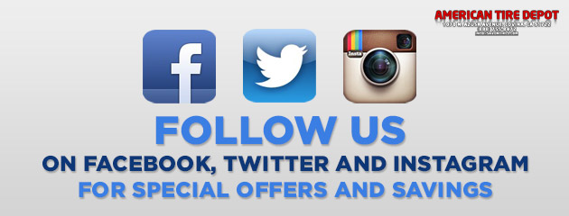 Follow Us on Facebook, Twitter and Instagram