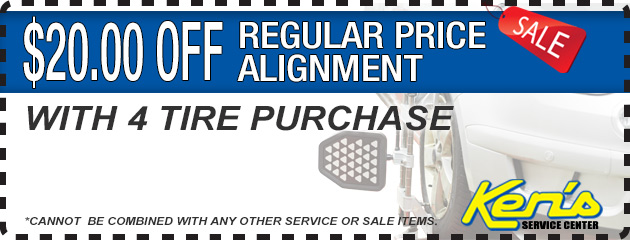 $20 off an Alignment 