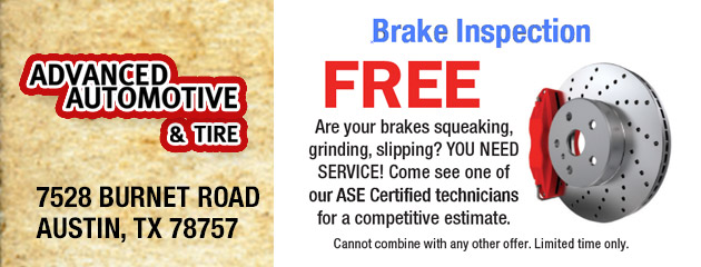 Brake Inspection – FREE