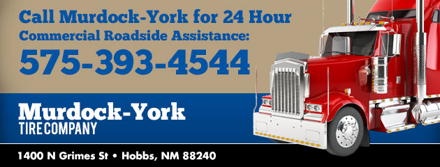 Call Murdock-York for 24 Commercial Roadside Assistance: (575) 393-4544 