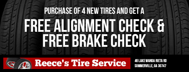 Reece's Tire Service | Summerville GA Tires & Auto Repair Shop