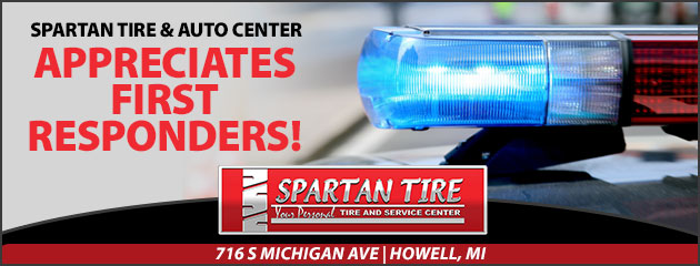 Spartan Tire & Auto Center Appreciates First Responders!