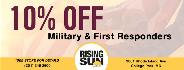 10% Off For Military & First Responders