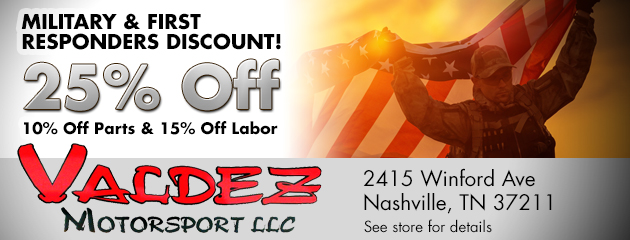Military & First Responders Discount! 