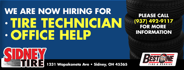 Now Hiring For Tire Technician and Office Help
