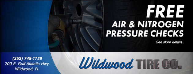 Free Air and Nitrogen Pressure Check Coupon