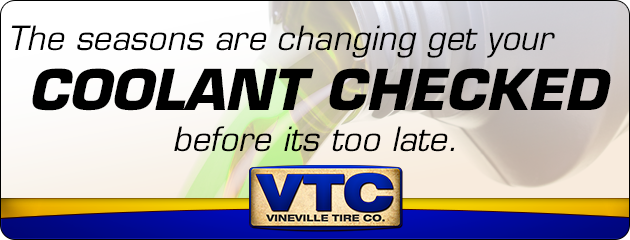 The seasons are changing get your coolant checked before its too late!