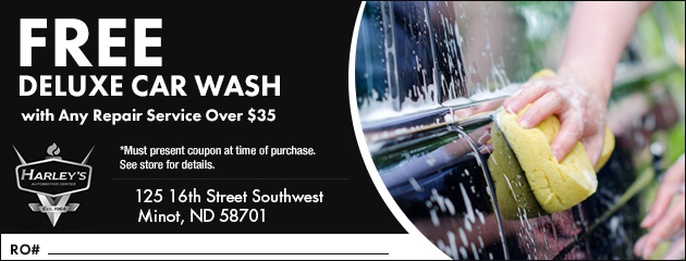 FREE Deluxe Car Wash with Any Repair Service Over $35