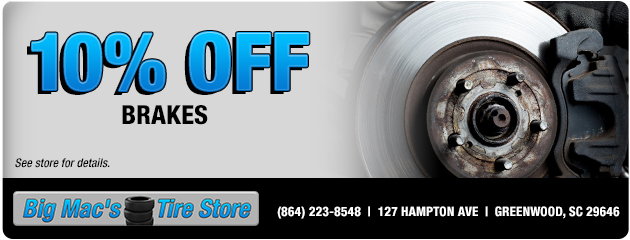 10% Off Brakes Special