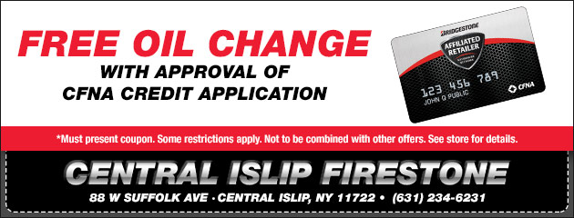 Free Oil Change with CFNA Application