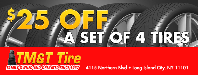 $25 Off on a set of 4 Tires
