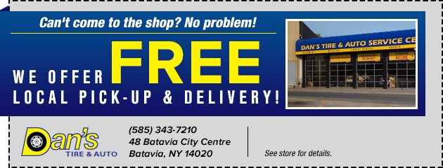 We Offer Free Local Pick-up And Delivery! 